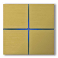 Basalte Выключатель 4-клавишный, sentido collection - classic, цвет brushed brass