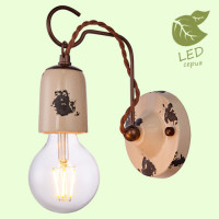LUSSOLE VERMILION Бра, цвет основания - бежевый, 1x10W E27, GRLSP-8157