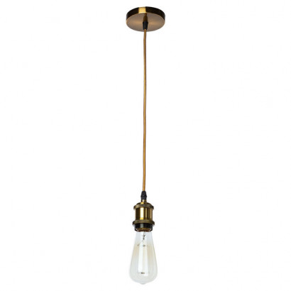 Arte Lamp ELECTRA, Светильник подвесной, цвет арматуры - полированная медь, 1x60W E27, A7002SP-1PB