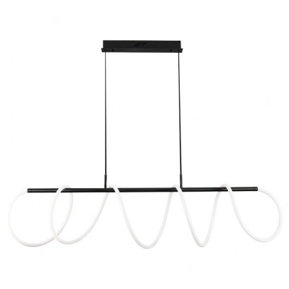 Arte Lamp KLIMT, Светильник подвесной, цвет арматуры - черный, цвет плафона/декора - белый, 1x46W LED, A2850SP-75BK