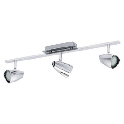 93674 Светодиодный спот CORBERA, 3х3W (GU10), сталь//пластик, хром, 93674