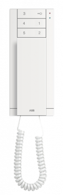 M22001-W - Абонентское устройство, трубка, 6 клавиш, белая - 2TMA070020W0063