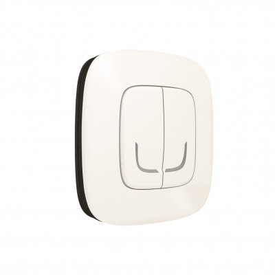 752987 - Valena Allure with NETATMO.Умный беспроводной выключатель 2-клавишный.Цвет Жемчуг