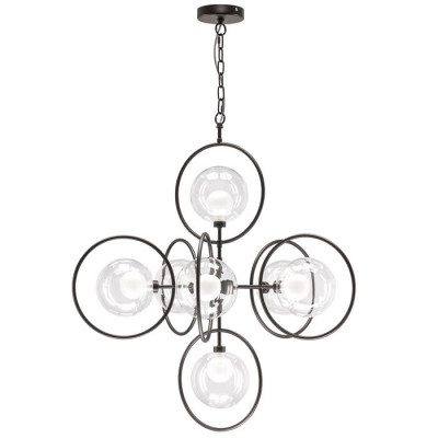 Lightstar 745077 (1364/7) Люстра ALFA 7х40W G9 ЧЕРНЫЙ (в комплекте)