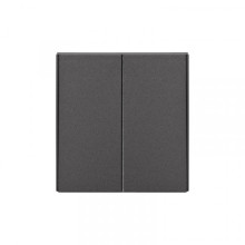 Выключатель STRONG 2 кл 10А с/у графит KRANZ, KR-78-0706-6