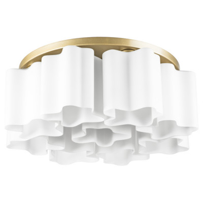 Lightstar 802093 (NUBI-X9A) Люстра NUBI 9х40W E27 ШАМПАНЬ/БЕЛЫЙ (в комплекте)