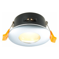 ST LUCE ST213.108.01 Св-к встр. Хром GU10 1*50W  IP44 D84xH50 220V Без ламп