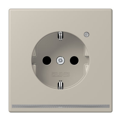 SCHUKO-розетка с LED подсветкой, ES1520-OLNW