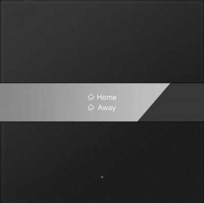 GVS CHPBD-02/12.2.11 Клавишный выключатель с дисплеем, 2 клавиши, черный