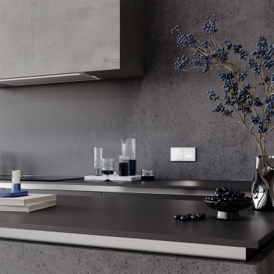 Рамка пластиковая VOLTUM S70 на 2 поста, (белый глянцевый), VLS100201