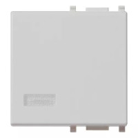 Vimar Клавиша на 2 модуля с диффузором, серебро, 14027.SL Vimar Клавиша на 2 модуля с диффузором, серебро, 14027.SL