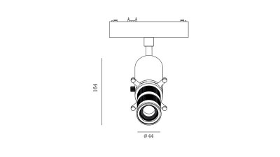 Светильник трековый SL-SLIM-MSBL-10-CCT 48В 10Вт 2700-6000К SWG PRO черн. DesignLed 00-00022104