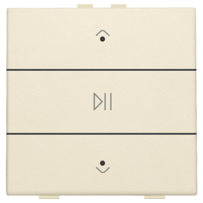 Niko Home Control Слоновая кость Кнопка управления музыкой, 100-52073