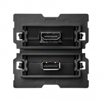 Simon 10000563-039 Розетка HDMI v1.4 + USB 2.0 S100