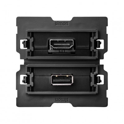 Simon 10000563-039 Розетка HDMI v1.4 + USB 2.0 S100