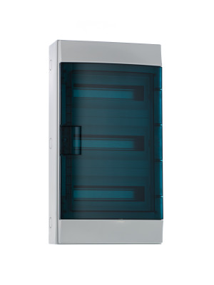 65P12X32A - Бокс настенный 36М прозрачная дверь (3 ряда) Mistral65 (с клемм)