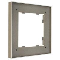 IRIDIUM Рамка на 1 пост, шампань, Monaco 03 с кромкой, 03P103