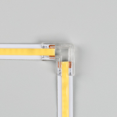 Коннектор угловой COB-MONO-8mm-2pin-STS (Arlight, Лента-Лента), 041761