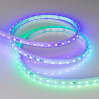 Светодиодная лента герметичная SPI-P-F72-11mm 24V RGB-PX6 (14.4 W/m, IP66, 3535, 5m) (Arlight, бегущий огонь), 030484(2)