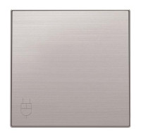 8588.1 AI - Накладка розетки с крышкой, серия SKY, цвет нержавеющая сталь - 2CLA858810A1401 8588.1 AI - Накладка розетки с крышкой, серия SKY, цвет нержавеющая сталь - 2CLA858810A1401