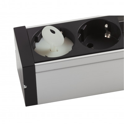 Legrand Набор из 6 шт. блокировочных заглушек для блоков распределения питания (PDU) - С13 стандарт плюс ключ, 646894