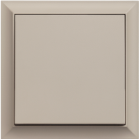 Выключатель 1-клавишный, Rikett, серия CLASSIC, цвет Латте