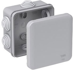 КОРОБКА РАСПРЕДЕЛИТЕЛЬНАЯ ОТКРЫТОЙ УСТАНОВКИ 85X85X40, IP55, 6 сальников DIY