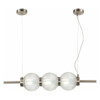 ST LUCE SL1155.113.03 Светильник подвесной ST-Luce Никель/Прозрачный E14 3*40W