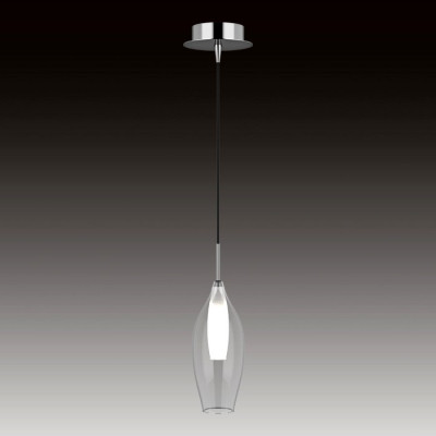 Lightstar 803021 (MD2098S-1C) Подвес PENTOLA 1х25W G9 ХРОМ/ПРОЗРАЧНЫЙ (в комплекте)