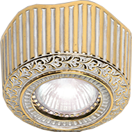 FD1012SOP Fede Светильник потолочный VITORIA, Gold White Patina