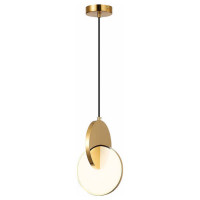 ST LUCE SL6107.213.01 Светильник подвесной ST-Luce Золотистый/Белый Золотистый LED 1*12W 3000K
