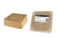 Коробка распаячная КР 75х75х28 ОП сосна IP40, инд. штрихкод TDM Electric, SQ1401-0405