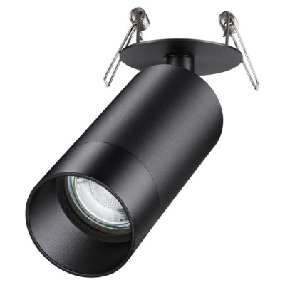 Novotech 370873 SPOT NT22 238 черный Светильник встраиваемый IP20 GU10 9W 220V SLIM