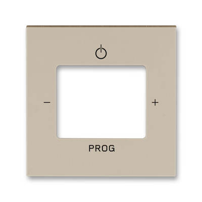 3299H-A40200 18 - Накладка ABB Levit для механизмов FM радио / Busch-iNet радио / Bluetooth радио кофе макиато