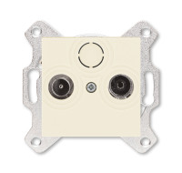 5011H-A03607 17W - Розетка TV-R ABB Levit проходная 7дБ слоновая кость - 2CHH083607A6017