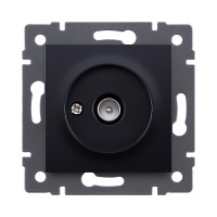 Розетка TV (папа), черный Kollinger REA-007BK для Aspekt, Eleganz, Reflex Розетка TV (папа), черный Kollinger REA-007BK для Aspekt, Eleganz, Reflex