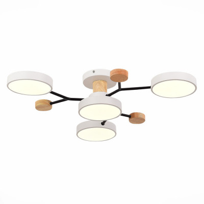 ST LUCE SLE6006-502-04 Светильник потолочный Белый/Белый LED 4*12W 3000K/4500K/6000K