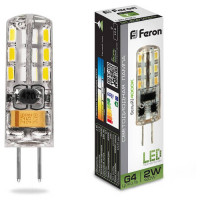 Лампа светодиодная, (2W) 12V G4 4000K JC, LB-420, Feron 25448
