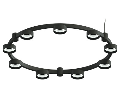Корпус подвесной поворотный для насадок с диаметром D85мм 9*GX53, AMBRELLA LIGHT, C9242