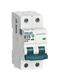 DEKraft Автоматический выключатель ВА105-2P-025A-D