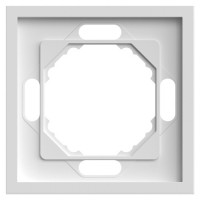 Feron Рамка 1-местная, серия Эмили, PFR00-5001-01, белый фарфор, soft touch, 49884, STEKKER