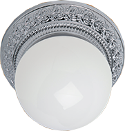 FD1013SCB Fede Светильник с плафоном BILBAO, Bright Chrome