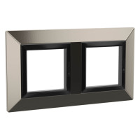 4409854 - ДКС Рамка из металла, "Avanti",  никелированная, 2 поста