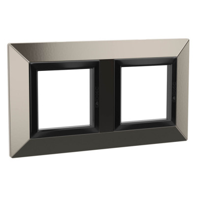 4409854 - ДКС Рамка из металла, "Avanti",  никелированная, 2 поста