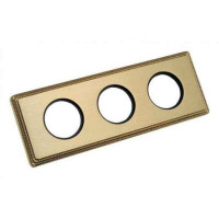 39803532 - Venezia Рамка 3-ная V.Metal, бронза, Fontini