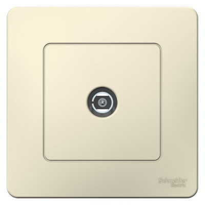 BLANCA С/У КОННЕКТОР ТВ, МОЛОЧНЫЙ