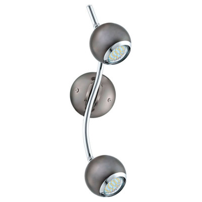 31006 Светодиодный спот BIMEDA, 2X3W (GU10), сталь, никель черный