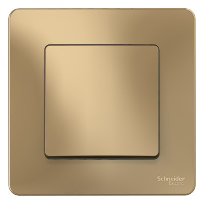 BLANCA С/У 1-клавишный ВЫКЛЮЧАТЕЛЬ (cх.1), 10А, 250B, ТИТАН