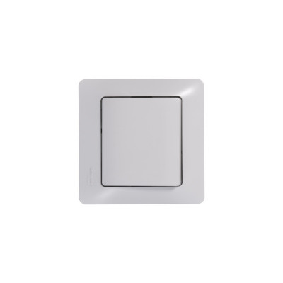 GLOSSA Нажимная КНОПКА, сх.1, 10АХ, механизм, БЕЛЫЙ