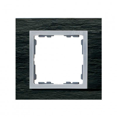 Simon S82N Рамка 1-ная, сланец - алюминий (композит), 82917-63